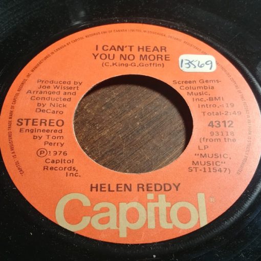 Helen Reddy - I Can't Hear You No More (7", Single) (Very Good (VG))