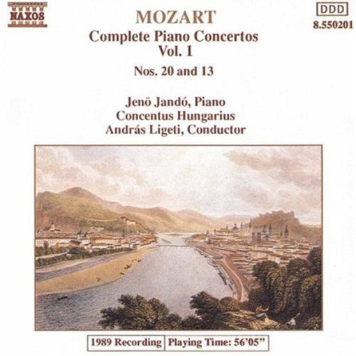 Wolfgang Amadeus Mozart / Jenö Jandó, Concentus Hungaricus, András Ligeti - Complete Piano Concertos Vol. 1 - Nos. 20 And 13 (CD, RE) (Near Mint (NM or M-))