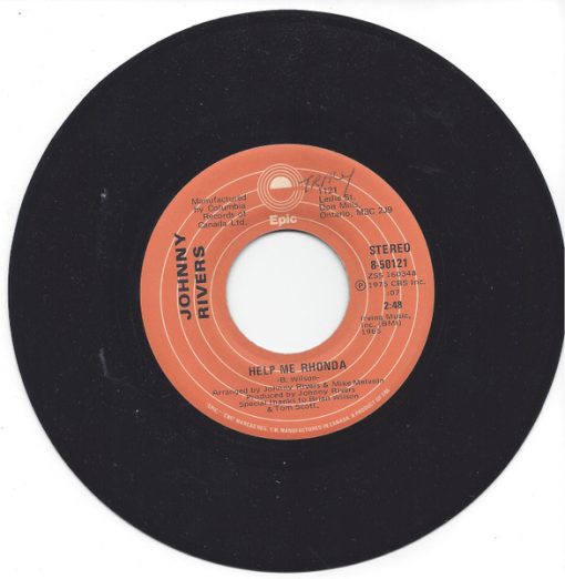 Johnny Rivers - Help Me Rhonda (7", Single) (Near Mint (NM or M-))