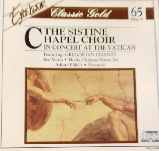 Coro Della Cappella Sistina - In Concert At The Vatican Ft Gregorian Chants (CD, Album) (Near Mint (NM or M-))