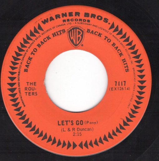 The Routers - Let's Go (Pony) (7", Single, RE) (Near Mint (NM or M-))