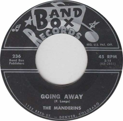 The Manderins - Going Away / Let The Bells Ring (7") (Very Good Plus (VG+))