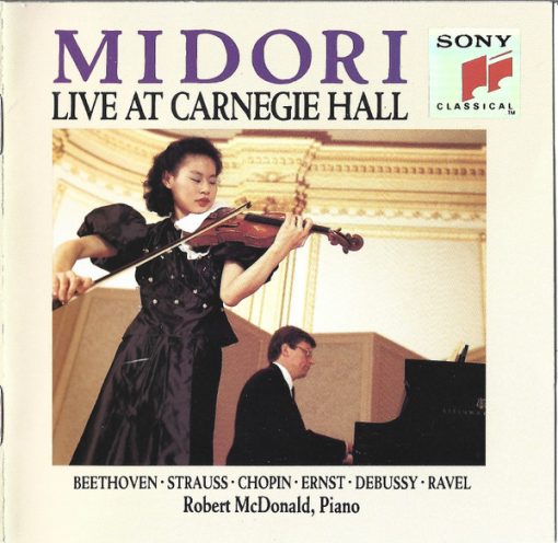 Midori Goto, Robert McDonald - Live At Carnegie Hall (CD, Album, Pit) (Near Mint (NM or M-))