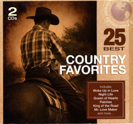 Various - 25 Best Country Favorites (2xCD, Album, Comp, 24b) (Mint (M))