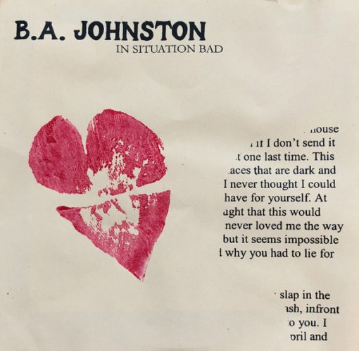 B.A. Johnston - In Situation Bad (CDr, Album) (Near Mint (NM or M-))