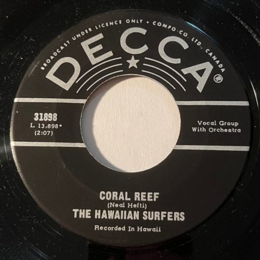 The Hawaiian Surfers - Coral Reef / I'll Remember You  (7", Single) (Near Mint (NM or M-))