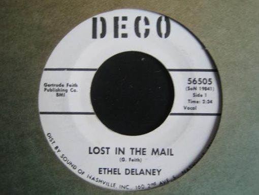 Ethel Delaney - Hillbilly Leprechauns / Lost In The Mail (7", Promo) (Very Good Plus (VG+))