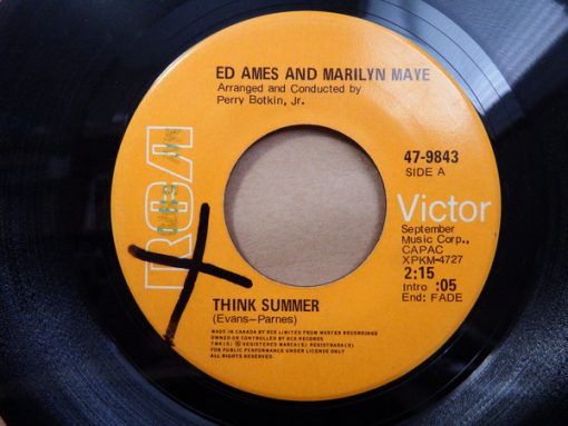 Ed Ames And Marilyn Maye - Think Summer (7", Single) (Near Mint (NM or M-))