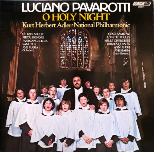 Luciano Pavarotti - Kurt Herbert Adler ● National Philharmonic Orchestra - O Holy Night (LP, Album, RE) (Mint (M))