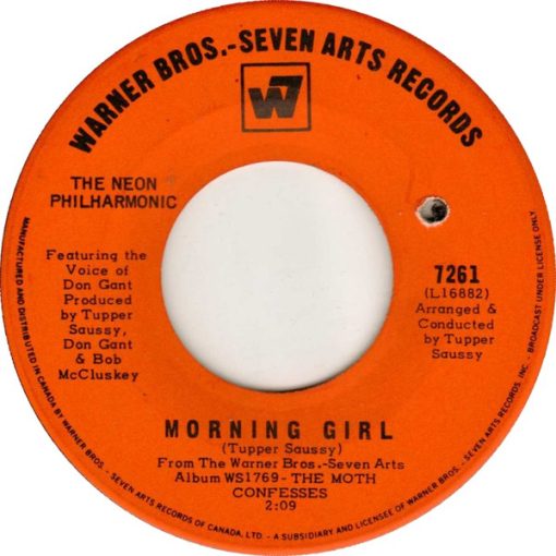 The Neon Philharmonic - Morning Girl / Brilliant Colors (7", Single, Mono) (Very Good Plus (VG+))