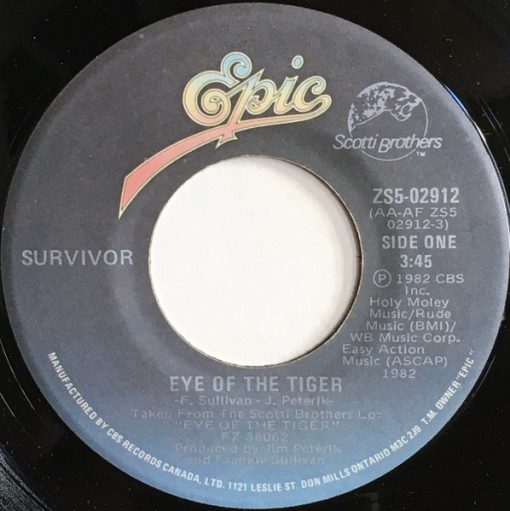 Survivor - Eye Of The Tiger (7", Single) (Near Mint (NM or M-))