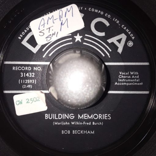 Bob Beckham - Building Memories (7", Single) (Near Mint (NM or M-))