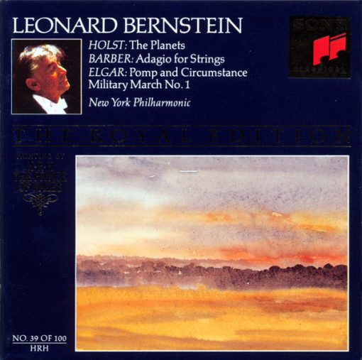 Leonard Bernstein, Gustav Holst, Samuel Barber, Sir Edward Elgar, New York Philharmonic - The Planets / Adagio For Strings / Pomp And Circumstance Military March No. 1 (CD, Comp) (Near Mint (NM or M-))