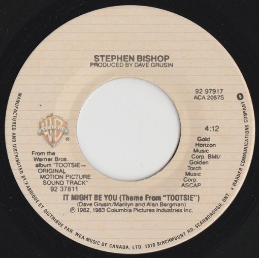 Stephen Bishop / Dave Grusin - It Might Be You (Theme From "Tootsie") (7") (Near Mint (NM or M-))