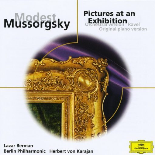 Modest Mussorgsky · Herbert Von Karajan · Berliner Philharmoniker · Lazar Berman - Pictures At An Exhibition (CD, Comp, RP) (Near Mint (NM or M-))