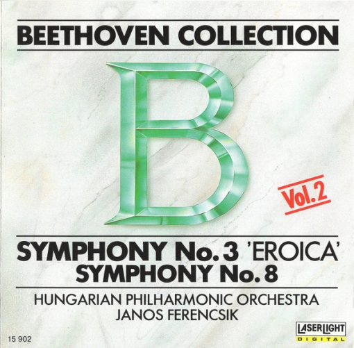 Ludwig van Beethoven - János Ferencsik, Hungarian National Philharmonic Orchestra - Symphony No. 3 'Eroica' / Symphony No. 8 (CD) (Near Mint (NM or M-))