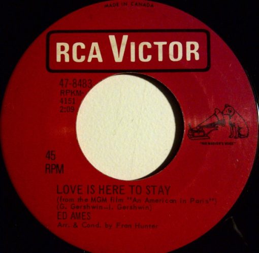 Ed Ames - Love Is Here To Stay / Try To Remember (7", Single) (Near Mint (NM or M-))