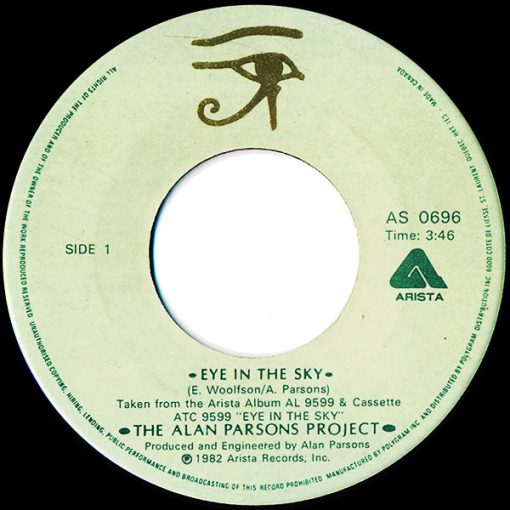 The Alan Parsons Project - Eye In The Sky (7", Single) (Near Mint (NM or M-))