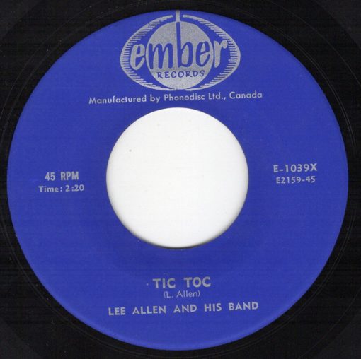 Lee Allen & His Band - Tic Toc / Chuggin' (7") (Near Mint (NM or M-))