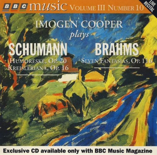 Imogen Cooper, Robert Schumann, Johannes Brahms - Imogen Cooper Plays Schumann & Brahms (CD, Album, Jew) (Near Mint (NM or M-))