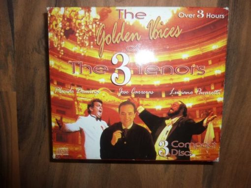 Luciano Pavarotti, José Carreras, Placido Domingo - The Golden Voices Of The 3 Tenors (3xCD, Comp + Box) (Near Mint (NM or M-))