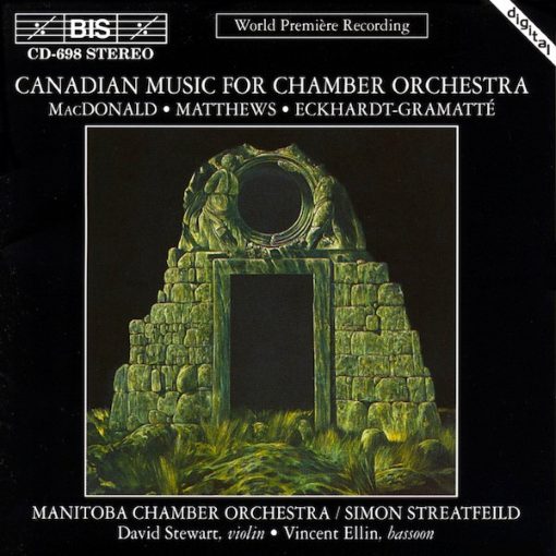 Andrew Paul MacDonald · Michael Matthews (2) · Sophie-Carmen Eckhardt-Gramatté · Manitoba Chamber Orchestra / Simon Streatfeild · David Stewart (13) · Vincent Ellin - Canadian Music For Chamber Orchestra (CD) (Near Mint (NM or M-))