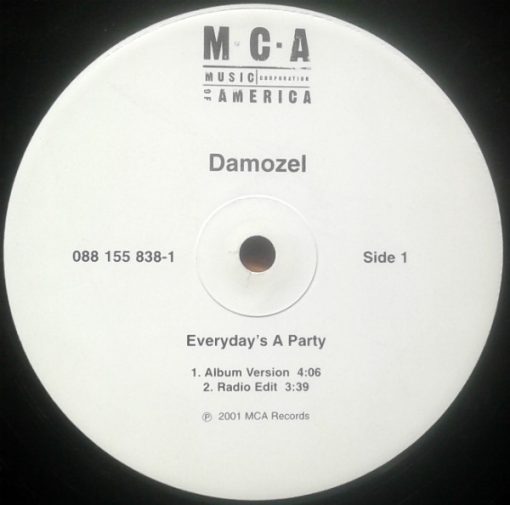 Damozel - Everyday's A Party (12") (Mint (M))