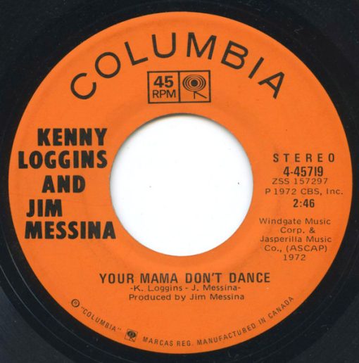 Loggins And Messina - Your Mama Don't Dance / Golden Ribbons (7", Single) (Near Mint (NM or M-))