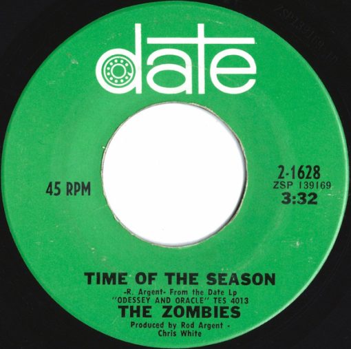 The Zombies - Time Of The Season (7", Single) (Very Good Plus (VG+))