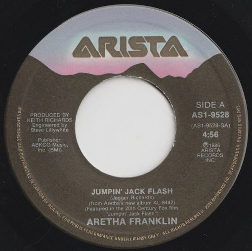 Aretha Franklin - Jumpin' Jack Flash (7") (Near Mint (NM or M-))