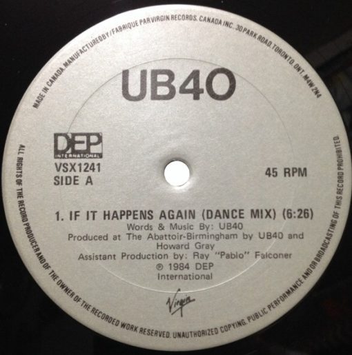 UB40 - If It Happens Again (12") (Mint (M))