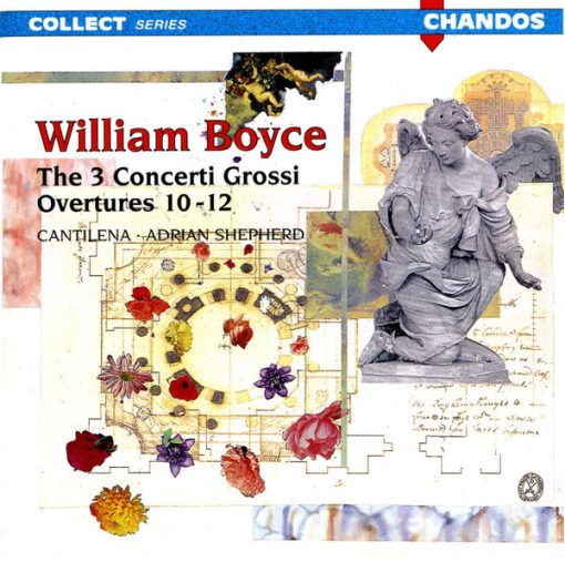 William Boyce / Cantilena, Adrian Shepherd - The 3 Concerti Grossi / Overtures 10 - 12 (CD, Album) (Near Mint (NM or M-))