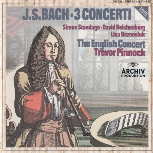 Johann Sebastian Bach / Simon Standage, David Reichenberg, Lisa Beznosiuk, The English Concert, Trevor Pinnock - 3 Concerti (CD, Album) (Near Mint (NM or M-))