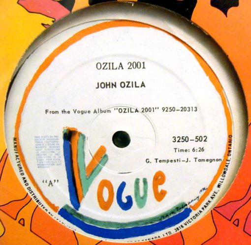 John Ozila - Ozila 2001 / Honey Honey (12", Maxi) (Mint (M))