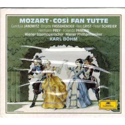 Wolfgang Amadeus Mozart - Gundula Janowitz • Brigitte Fassbaender • Reri Grist • Peter Schreier • Hermann Prey • Rolando Panerai • Wiener Staatsopernchor • Wiener Philharmoniker • Karl Böhm - Così Fan Tutte (2xCD, Album, RE, RM + Box, Sli) (Near Mint (NM or M-))