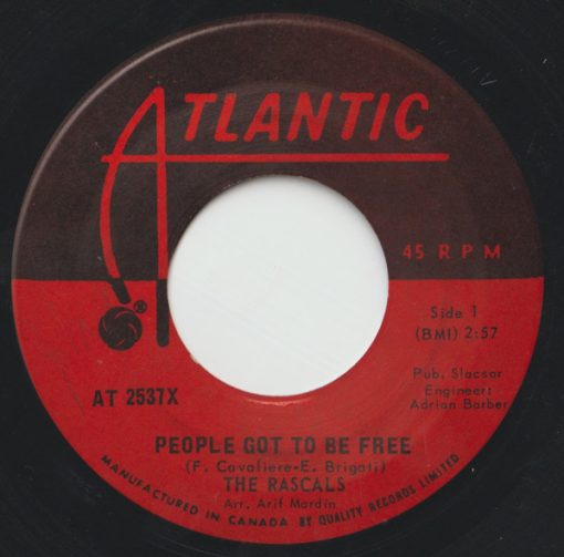 The Rascals - People Got To Be Free  (7", Single) (Near Mint (NM or M-))