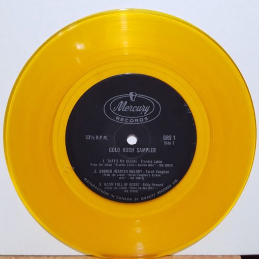 Various - Gold Rush Sampler (7", EP, Comp, Yel) (Near Mint (NM or M-))