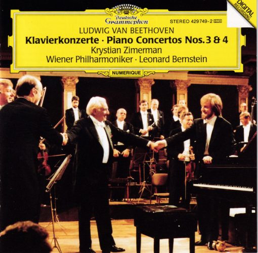 Ludwig van Beethoven, Krystian Zimerman, Wiener Philharmoniker, Leonard Bernstein - Klavierkonzerte = Piano Concertos Nos. 3 & 4 (CD, Album) (Near Mint (NM or M-))