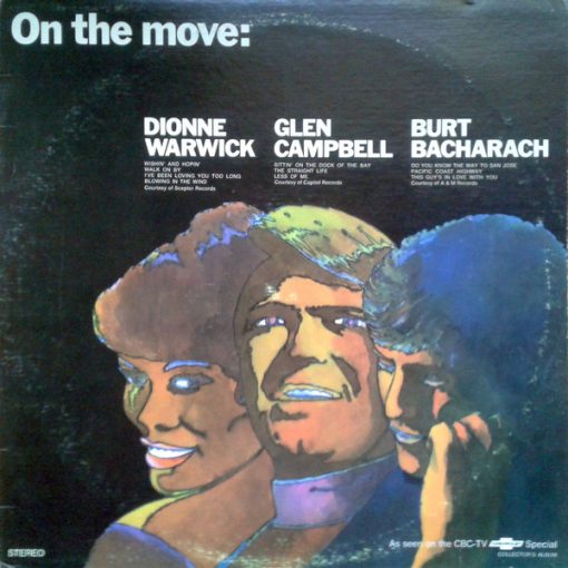 Dionne Warwick, Glen Campbell, Burt Bacharach - On The Move (LP, Comp) (Mint (M))