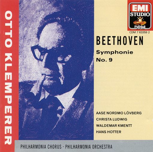 Ludwig van Beethoven, Aase Nordmo Løvberg, Christa Ludwig, Waldemar Kmentt, Hans Hotter, Philharmonia Chorus, Philharmonia Orchestra, Otto Klemperer - Symphonie No. 9 (CD, RE, RM) (Near Mint (NM or M-))