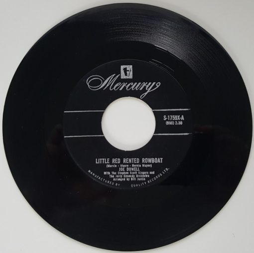 Joe Dowell With The Stephen Scott Singers & The Jerry Kennedy Orchestra - Little Red Rented Rowboat (7", Single) (Near Mint (NM or M-))