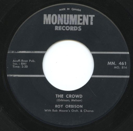 Roy Orbison - The Crowd / Mama (7", Single) (Near Mint (NM or M-))