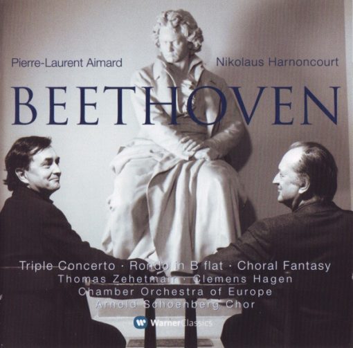 Ludwig van Beethoven - Pierre-Laurent Aimard, Nikolaus Harnoncourt, Thomas Zehetmair, Clemens Hagen, The Chamber Orchestra Of Europe, Arnold Schoenberg Chor - Triple Concerto, Rondo In B Flat, Choral Fantasy (CD, Album) (Near Mint (NM or M-))