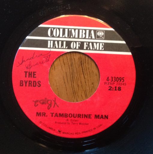 The Byrds - Mr. Tambourine Man (7", Single) (Near Mint (NM or M-))