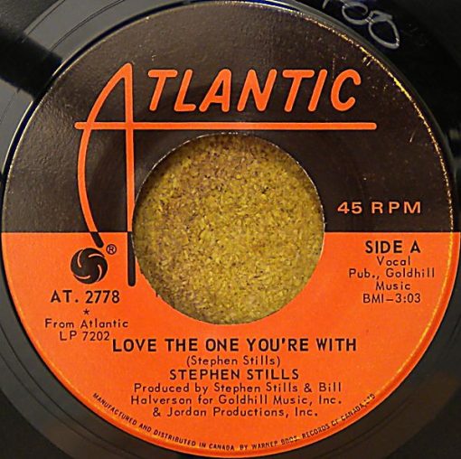 Stephen Stills - Love The One You're With (7", Single) (Near Mint (NM or M-))