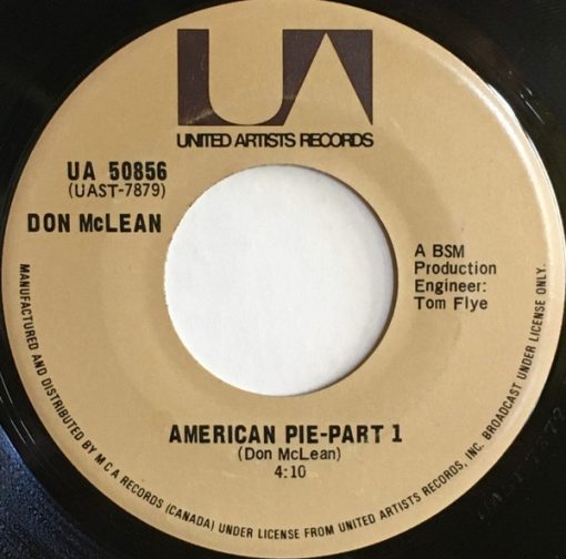 Don McLean - American Pie (7", Single) (Very Good Plus (VG+))