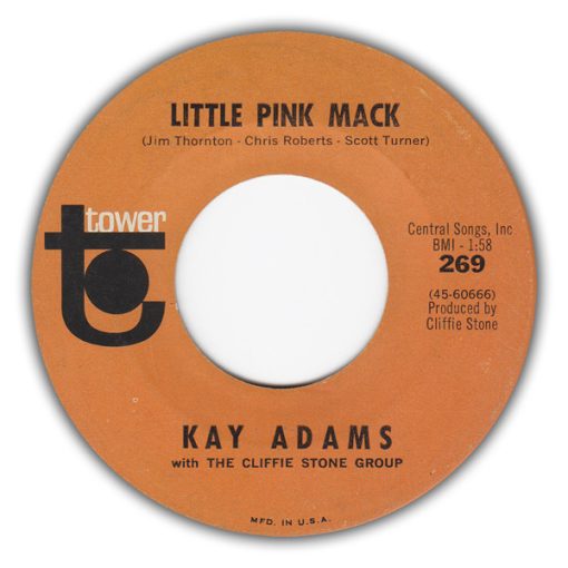 Kay Adams With Cliffie Stone Group - Little Pink Mack / That'll Be The Day (7", Single) (Very Good (VG))