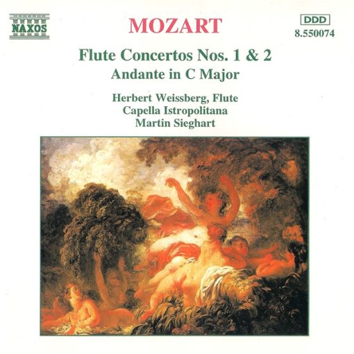 Wolfgang Amadeus Mozart - Herbert Weissberg, Capella Istropolitana, Martin Sieghart - Flute Concertos Nos. 1 & 2 • Andante In C (CD, Album, RE) (Near Mint (NM or M-))