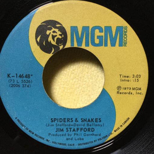 Jim Stafford - Spiders & Snakes (7", Single) (Near Mint (NM or M-))