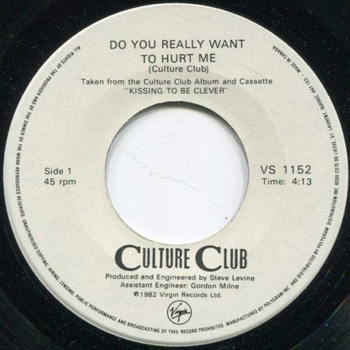 Culture Club - Do You Really Want To Hurt Me (7", Single) (Near Mint (NM or M-))